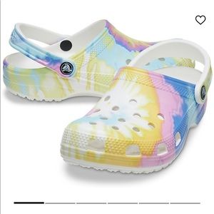 Tie dye Crocs brand new